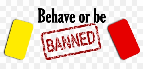 Behave Or Banned Transparent Png - Stamp