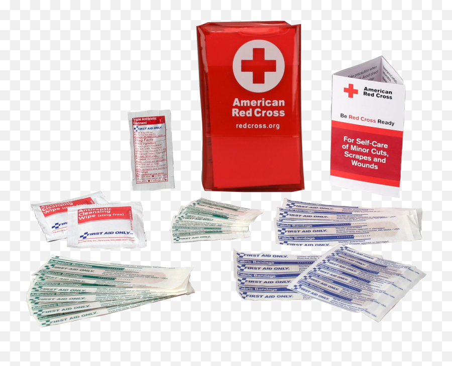 American Red Cross Pocket First Aid - Medical Supply Png,Small Red X Icon