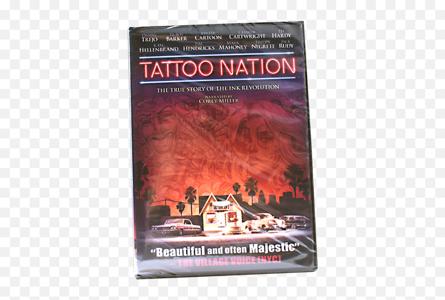Tattoo Nation Movie - Book Cover Png,Movie Icon Tattoos