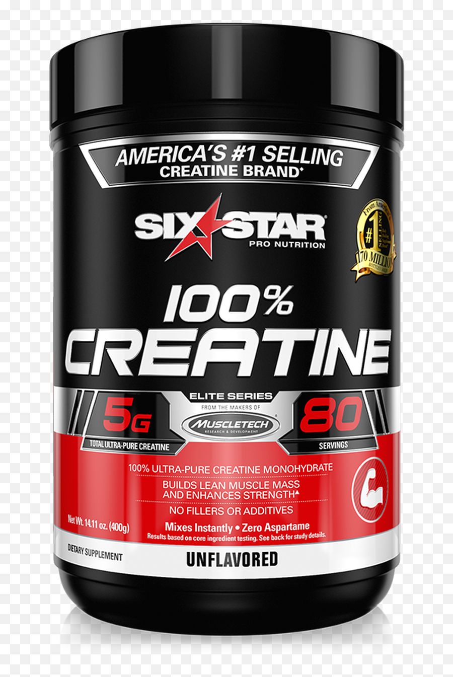 100 Creatine - Six Star Pro Nutrition Bodybuilding Supplements For Beginners Png,Red 6 Point Star Icon