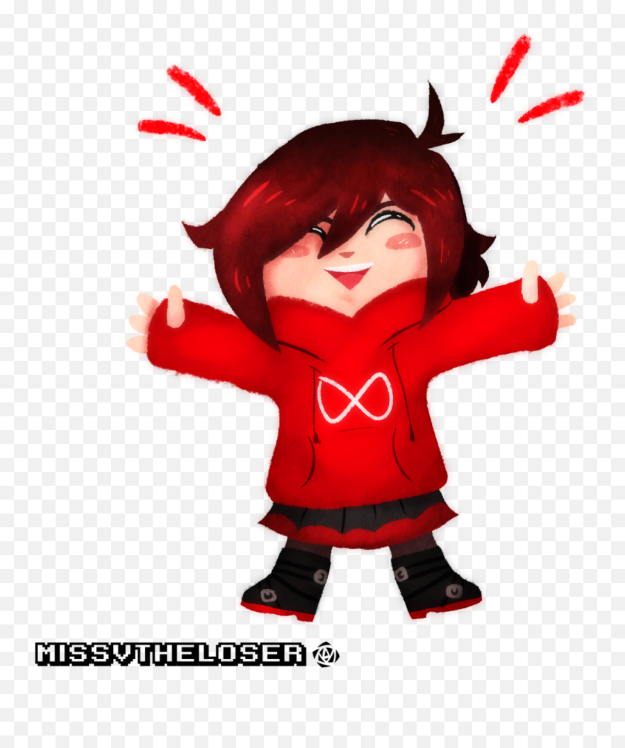Autistic Ruby Rubyrose Rwby - Fictional Character Png,Ruby Rose Rwby Icon