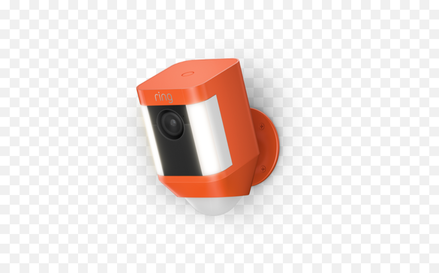 Ring Jobsite Security An Outdoor Construction Site - Ring Spotlight Cam Orange Png,Kindle Fire Red Battery Icon