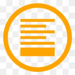 Orange Align Bottom 3 Icon - Free orange icons Vertical png