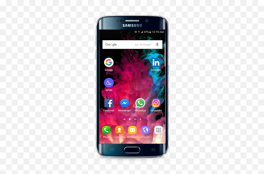 Download Galaxy A51 Launcher Theme Free For Android - Galaxy Samsung J7 Launcher Png,Samsung Galaxy Internet Icon