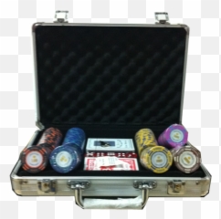 200 Poker Chips Set Montecarlo Millons High Roller - Poker Png,Poker Png