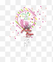 Download Welcome Baby Png - Balloon Girl