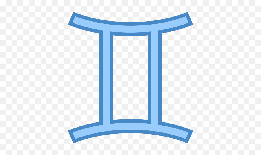 Gemini Icon In Blue Ui Style - Gemini Sign In Blue Png,Gemini Icon