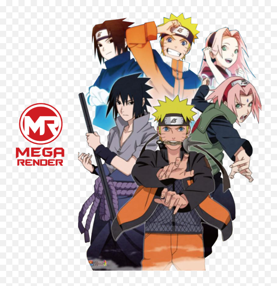 Render Naruto Shippuden Sasuke Uchiha Uzumaki - Naruto And Sasuke Best Friends Png,Sakura Naruto Png