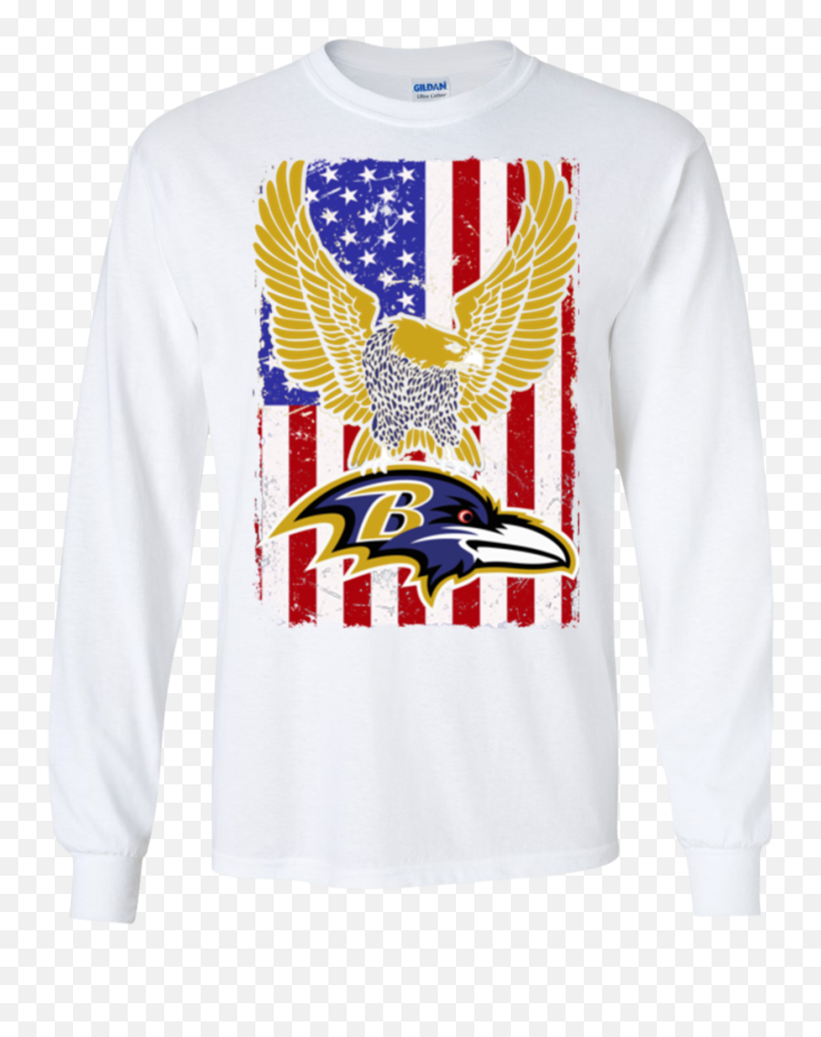 Download Hd Flag Usa Ravens Logo Team Baltimore - Baltimore Ravens Png,Ravens Logo Png
