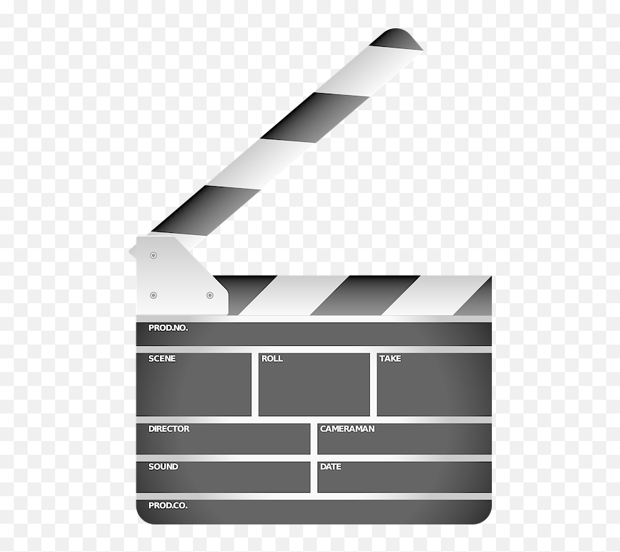 Clapperboard Film Cinema - Free Vector Graphic On Pixabay Filmklapper Png,Movie Clapper Png