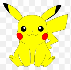 Pikachu Pokemon Clipart Black And White - Png Download
