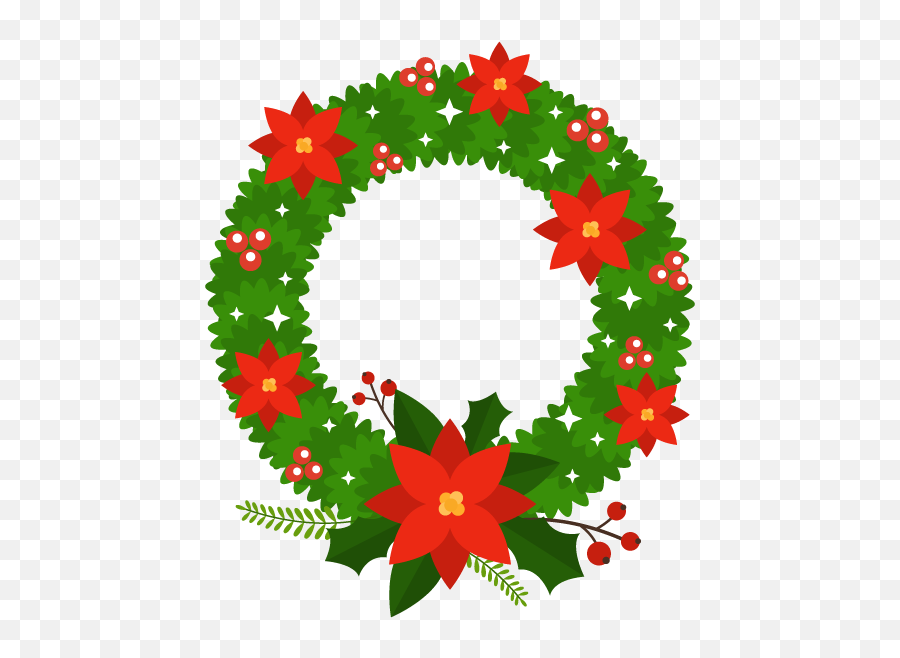 Blinking Christmas Wreaths Animated Stickers By Hien Ton Png Garland Icon