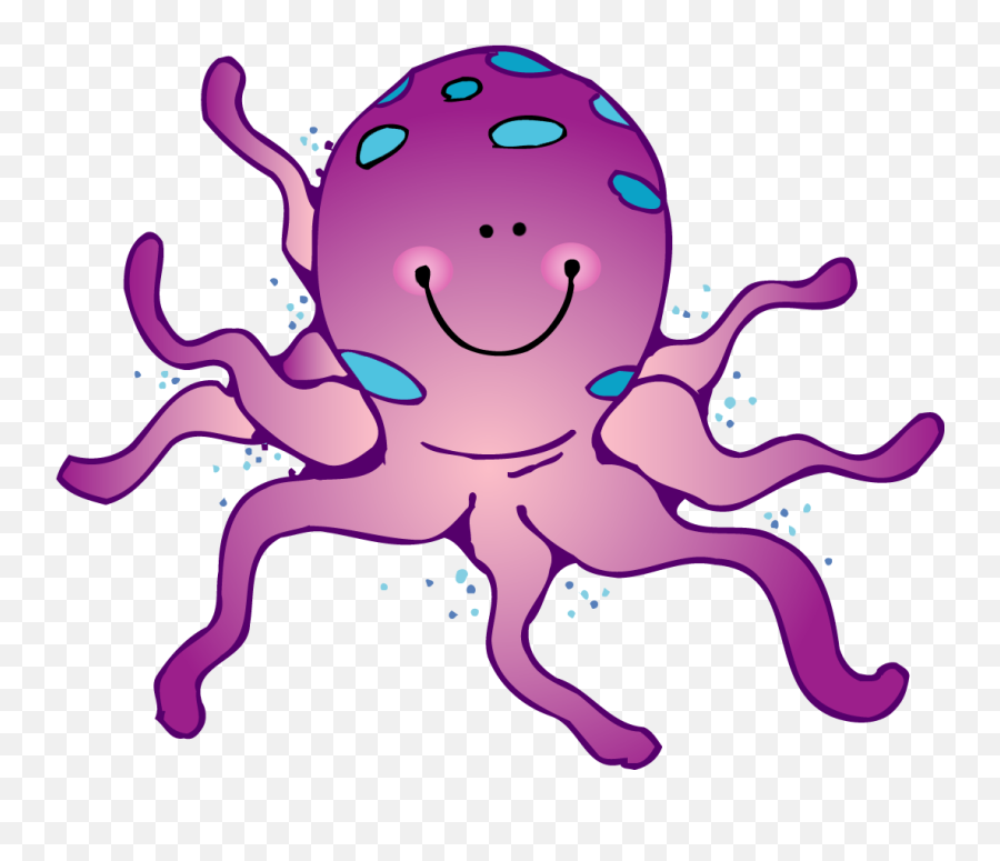 Octopus Clipart Transparent Background - Octopus Clipart Png,Ocean Transparent Background