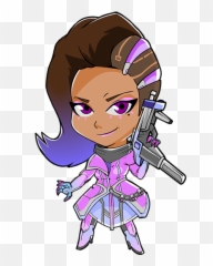 Overwatch Sombra Png Transparent - Kawaii