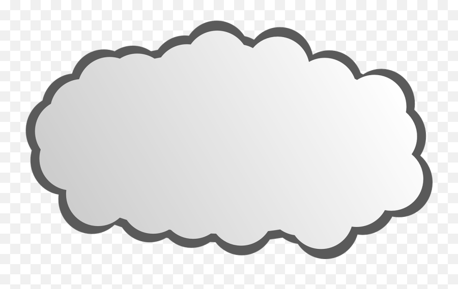 Cloud Shape Network - Cloud Clip Art Png,Cloud Shape Png