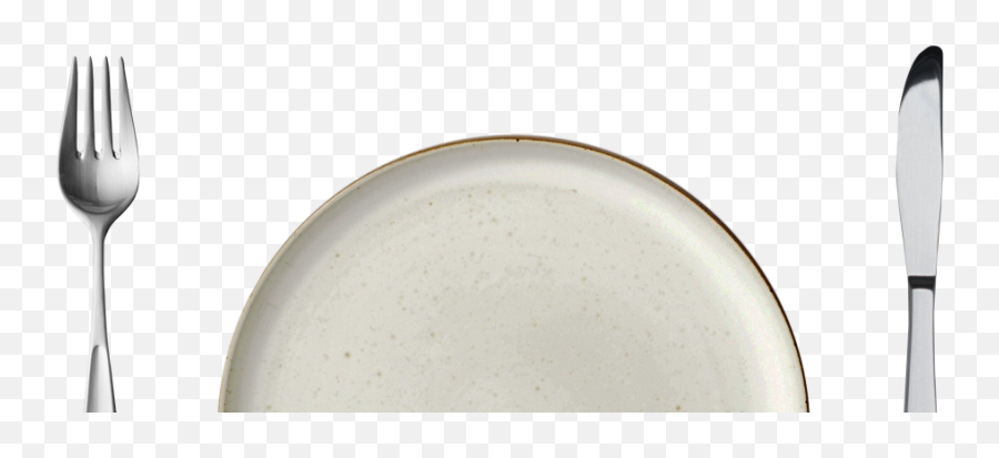 Empty White Plate With Knife - Empty Plate Set Png,Empty Plate Png