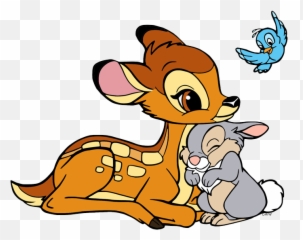 Bambi Group Clip Art - Bambi And Thumper Clipart Png,Thumper Png