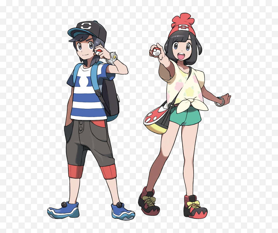 Sun And Pokémon Moon Png Pokemon Trainer Transparent