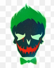 Download Suicide Squad Joker Skull Youth T Shirt - Logo Png
