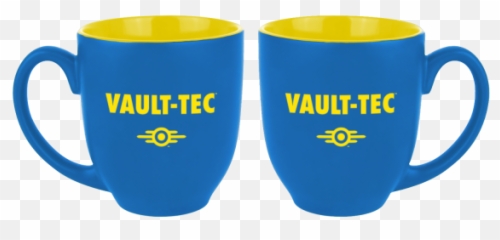 Fallout Mug Vault - Tec TwoColor Hrncek png