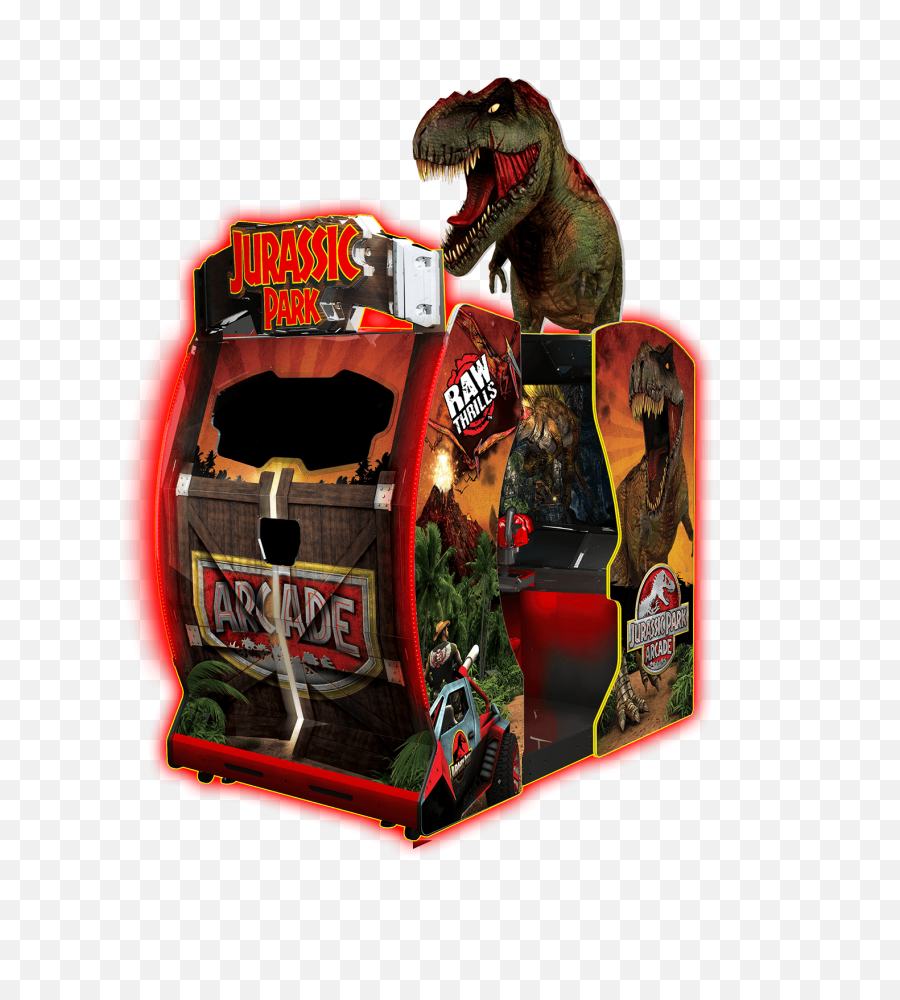 Jurassic Park Arcade - Non Motion Raw Thrills Jurassic Park Arcade Game Png,Jurassic Park Transparent