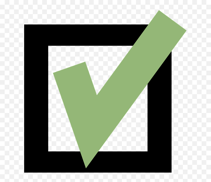 Check Mark Box Green - Free Vector Graphic On Pixabay Vector Centang Png,Green Check Mark Transparent