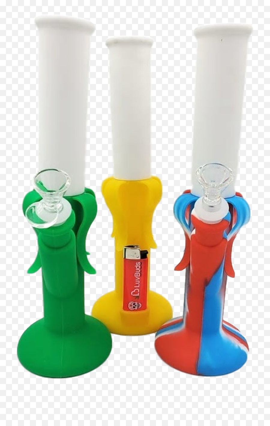 12 Silicone Banana Bong Assorted Colors Lighter Not Included Png