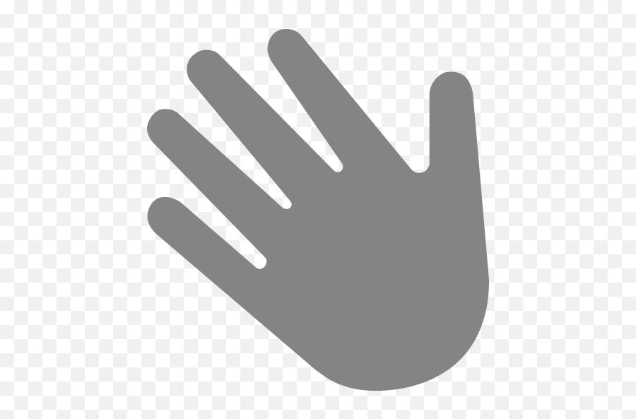 Waving Hand Emoji Transparent Png - White Hand Wave Emoji,Wave Emoji Png