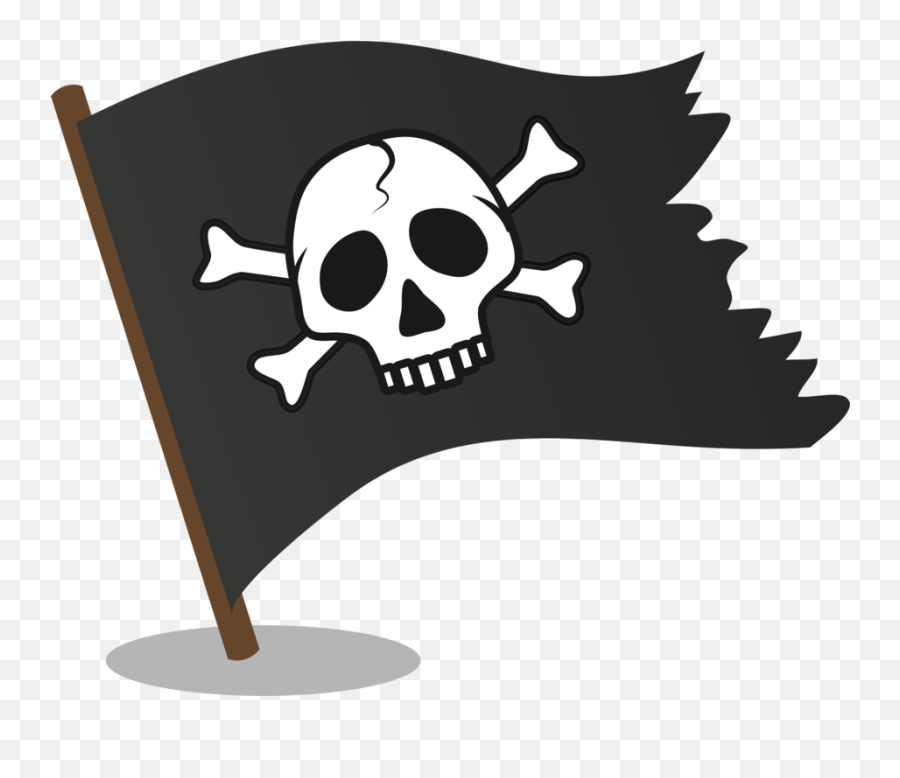 Fictional Character Symbol Skull Png - Pirate Flag Clipart,Pirate Skull Png