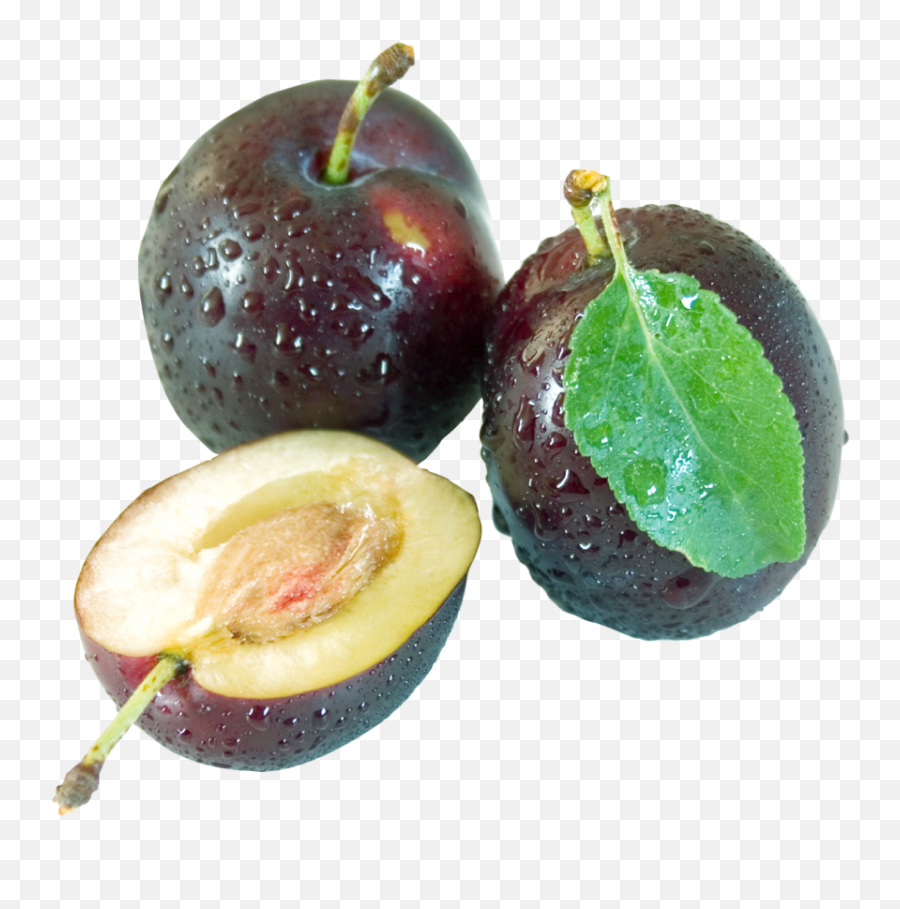 Plum With Leaf Png Image - Transparent Background Png Plum,Plum Png