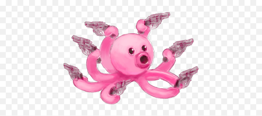 Octopus With Guns - Octopus With Guns Png,Octopus Transparent