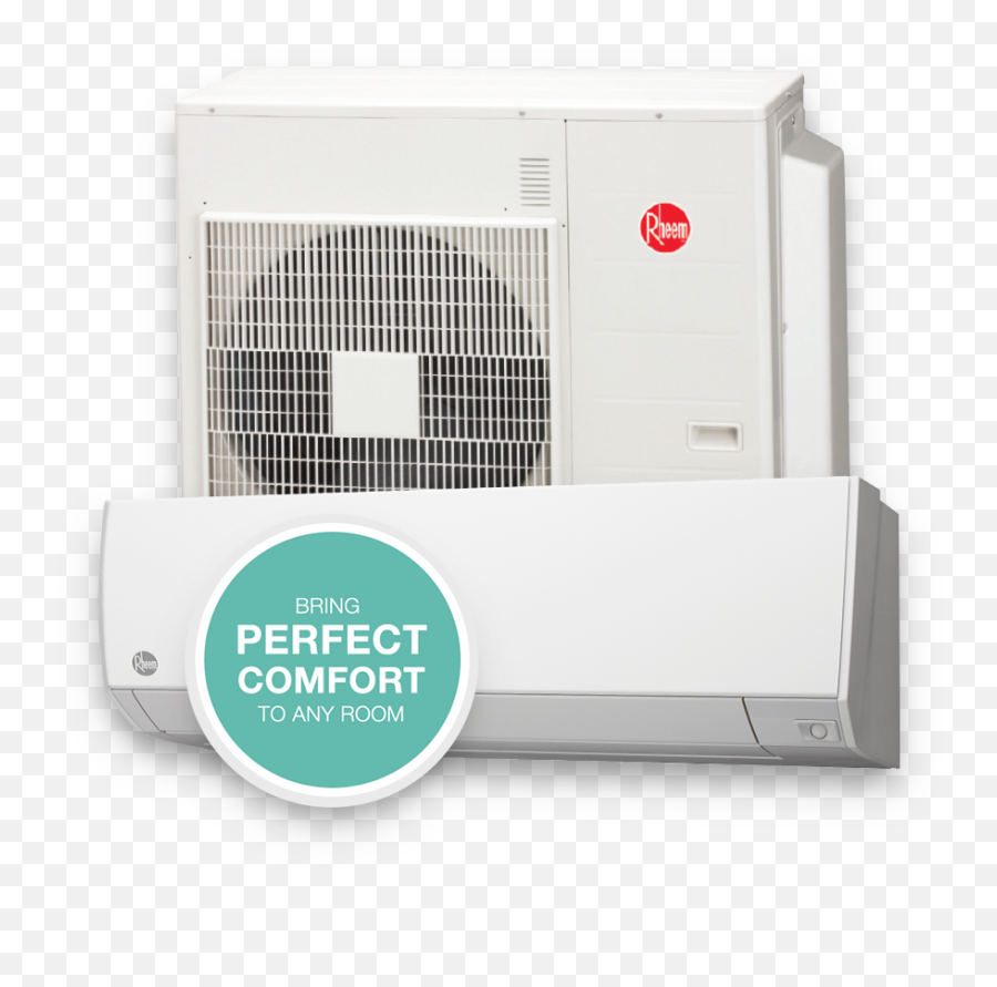 Rheem Mini Split Heating And Cooling - Rheem Ductless Air Conditioning Png,Rheem Logo Png