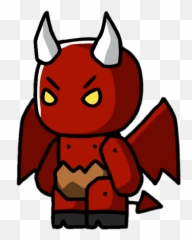Scribblenauts Devil Transparent Png - Satan Chibi,Devil Transparent