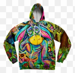 Eeyore Unisex Hoodie - Blue And Gold Hoodie Png,Eeyore Png