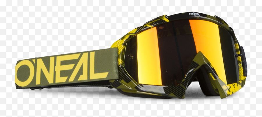 Ou0027neal B 10 Pixel Mx Goggles Hiviz Green - Full Rim Png,Pixel Glasses Png