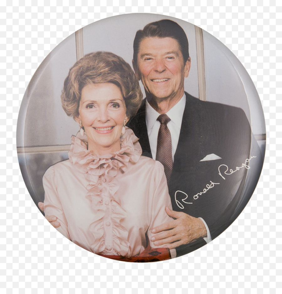 Nancy And Ronald Reagan Color Portrait Png