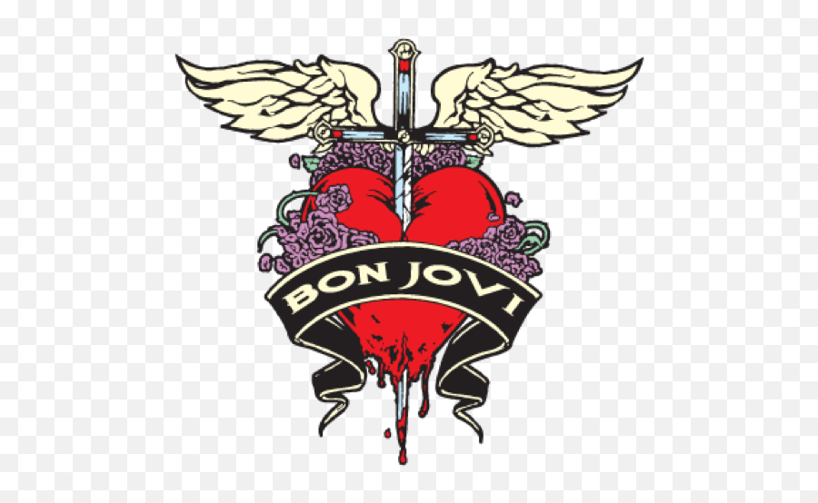 The 30 Best And Worst Band Logos Of All Time Tailor Brands - Bon Jovi Logo Vector Png,Death Metal Logos