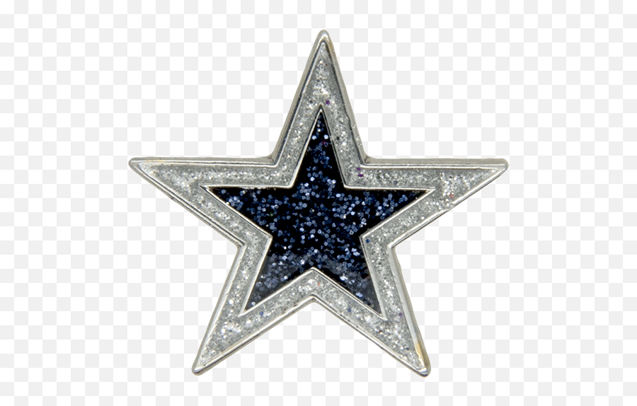 Star Pin Silverblue Glitter - Godertme Airbrushed Vi Flags Png,Glitter Star Png