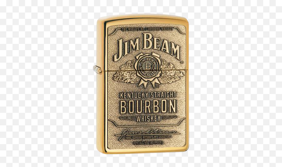 Zippo Jim Beam Brass U2013 Reeds Tobacco Gifts U0026 Lotto - Zippo Jim Beam Png,Jim Beam Logo