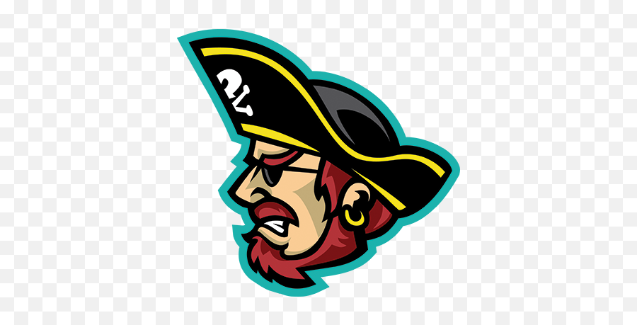 Download Hd Pirate Side View - Pirate Cartoon Side View Pirate Captain Hat Side View Png,Pirate Hat Transparent Background