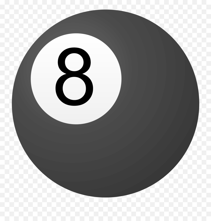 8 Ball Clipart - Transparent 8 Ball Png,Magic 8 Ball Png