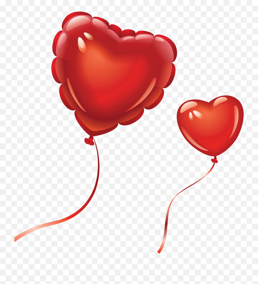Heart Balloon Png Image Free Download Balloons - Heart Balloon Png,Heart On Transparent Background
