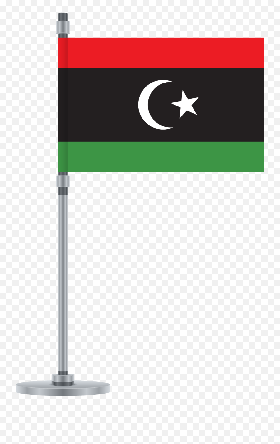Send A Parcel To Libya Delivery - Flag Png,Libya New Flag Icon