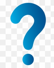 Question Mark Png - Blue