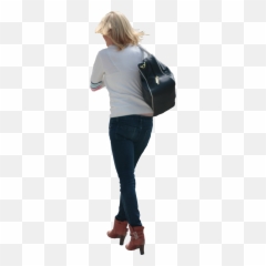 Women Walking Png - People Side Transparent Woman From Back
