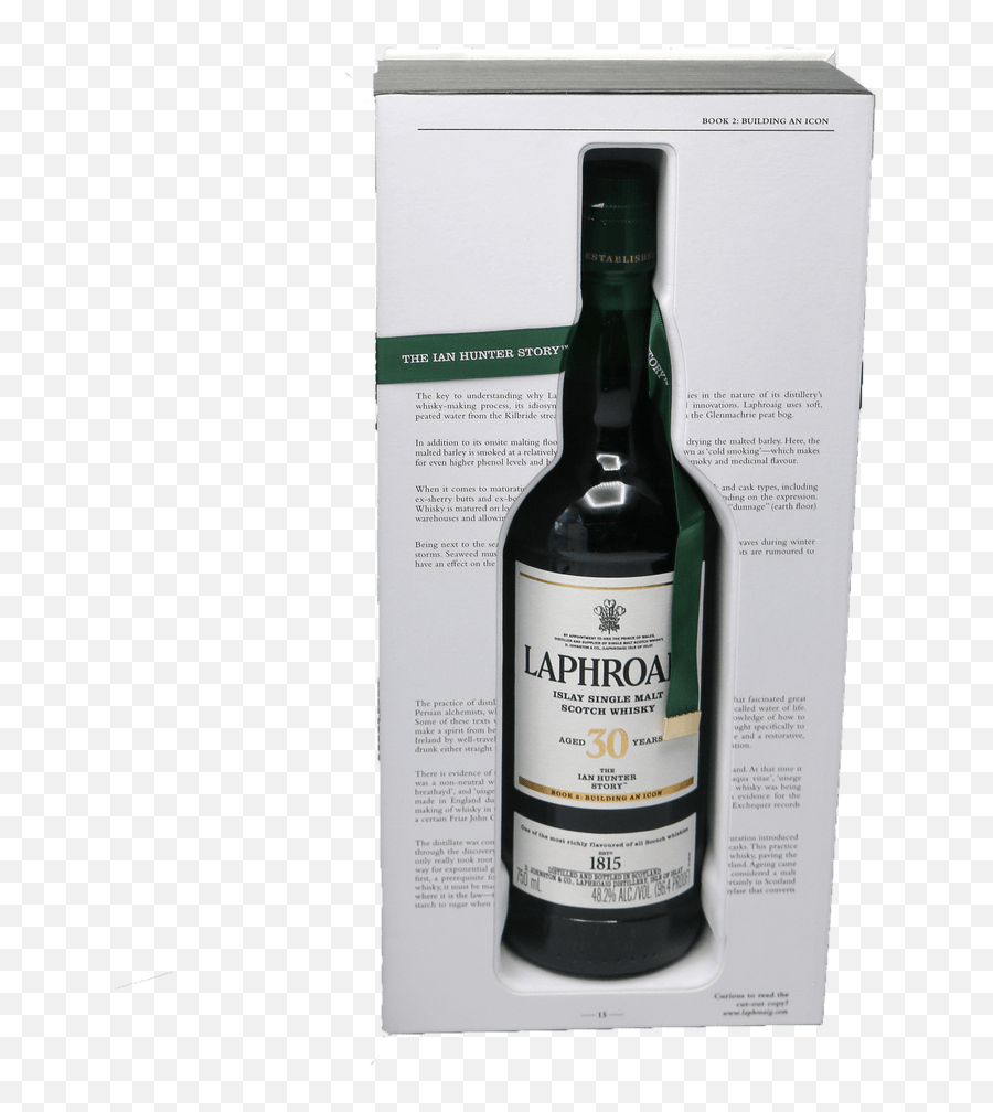 Laphroaig 30 Year Islay Single Malt Scotch 750ml - Dessert Wine Png,Whisky Icon