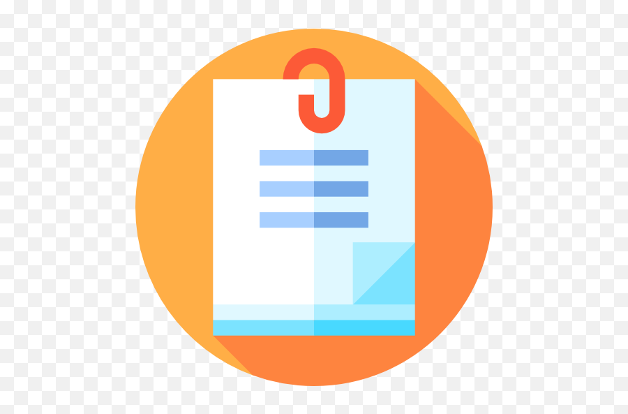 Attach Education Attachment Notes School Material Tool Icon - School Circular Icon Png,Icon For Note