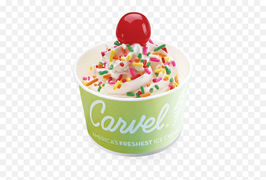 Ice Cream With Sprinkle In Cup - Carvel Ice Cream Cup Png,Sprinkle Png