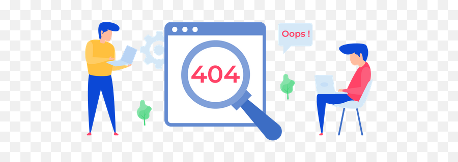 Best Premium 404 Error In Web Page Illustration Download - Sharing Png,Error On Page Icon