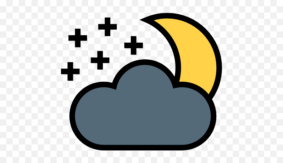 Night - Free Weather Icons Png,Night Time Icon